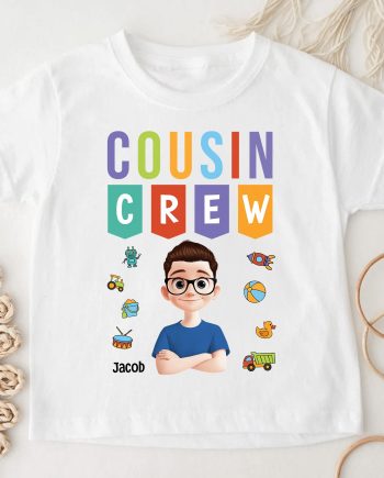 Cousin Crew Kid Matching Shirts Cartoon Version - Personalized Shirt